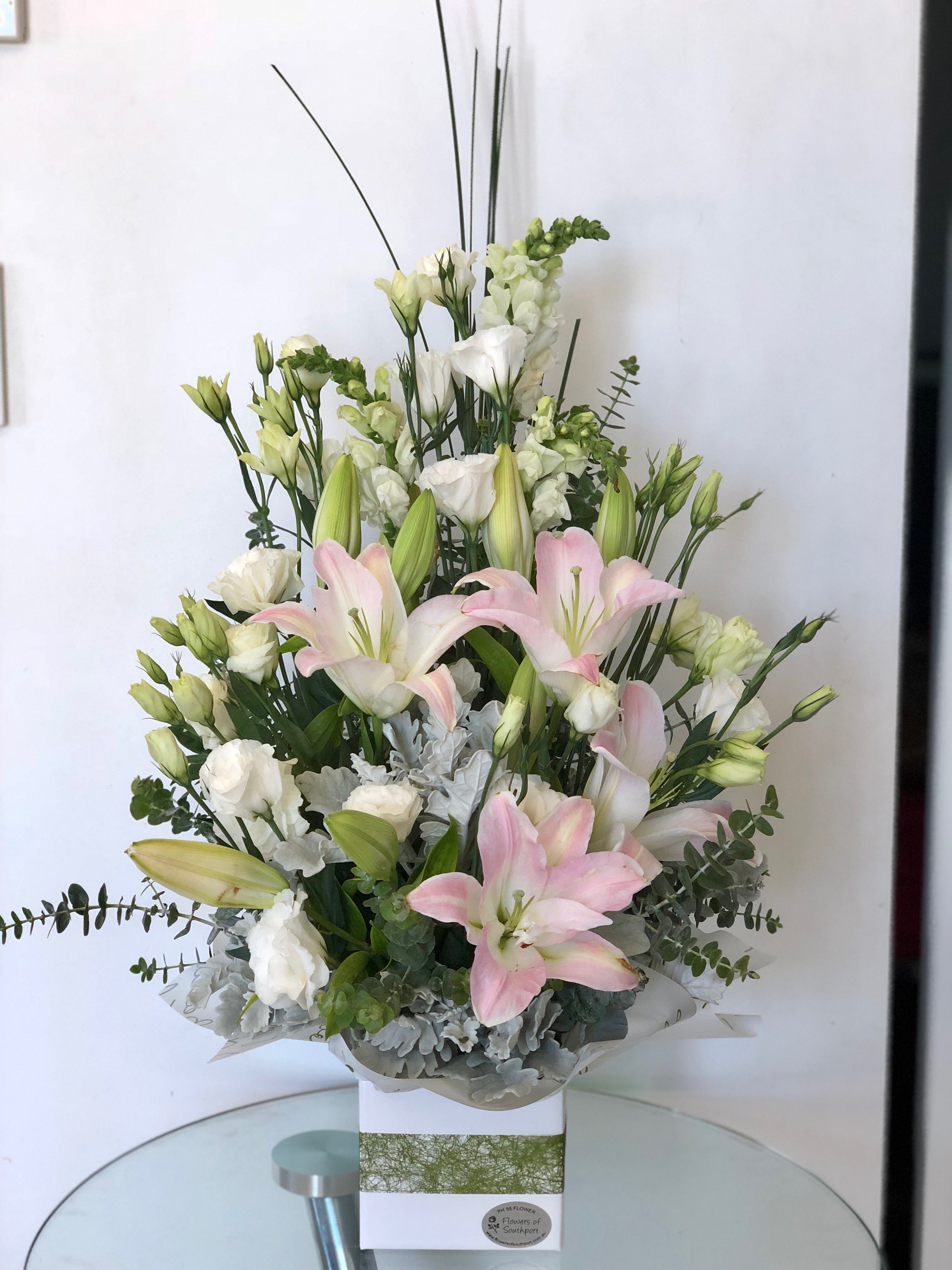 Pastel Flower Arrangement | Florist & Flower Delivery Southport, Gold Coast