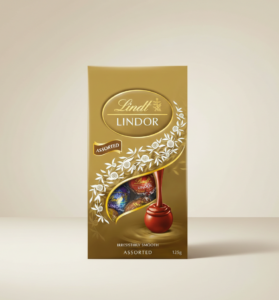 Lindt chocolates gift box in a premium hamper for delivery in Gold Coast