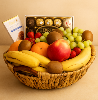 Marcus Fruit & Chocolate Gift Basket