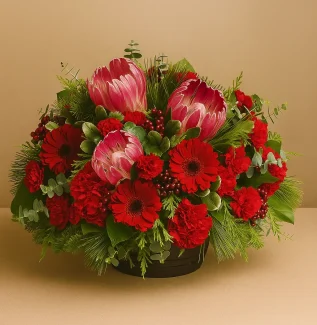 Australian native flower arrangement Gold Coast florist same day delivery with fresh seasonal natives