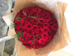 100 Red Rose Bouquet Florist Southport