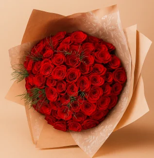 100 Red Rose Bouquet Florist Southport
