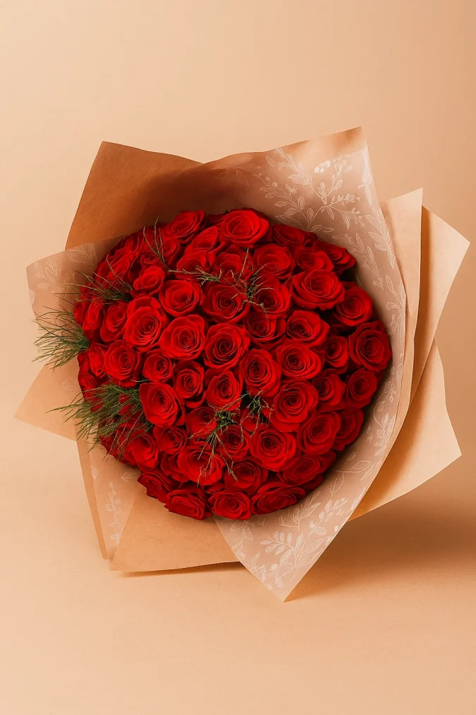 100 Red Rose Bouquet Florist Southport