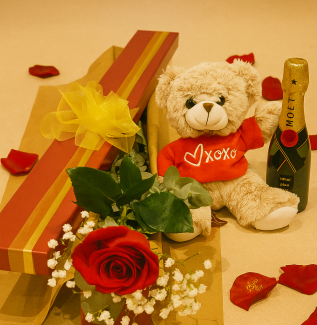 Rose, Teddy & Piccolo Bundle