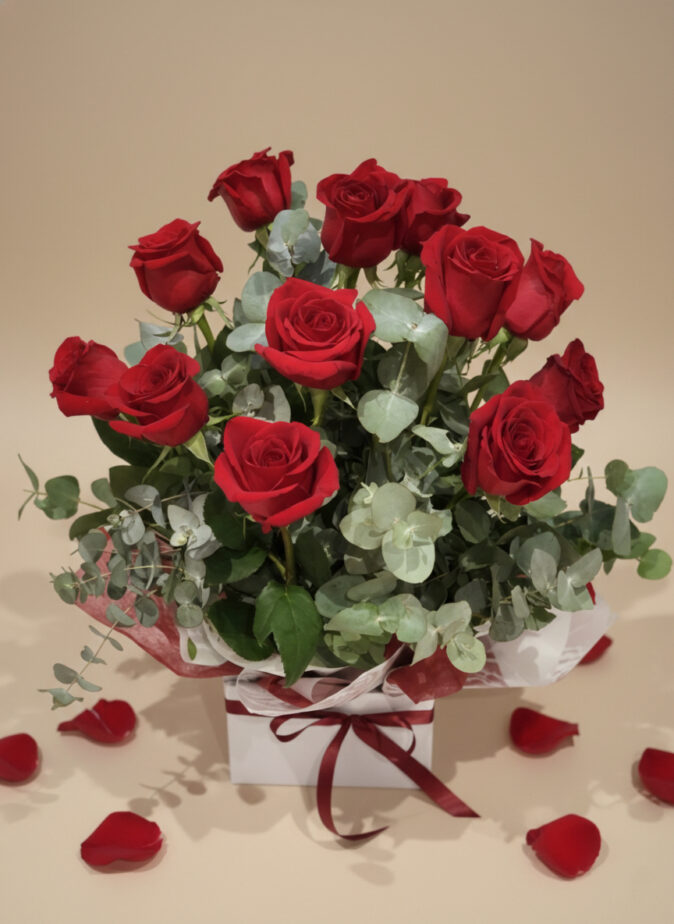 Red Rose Box Delivery Gold Coast