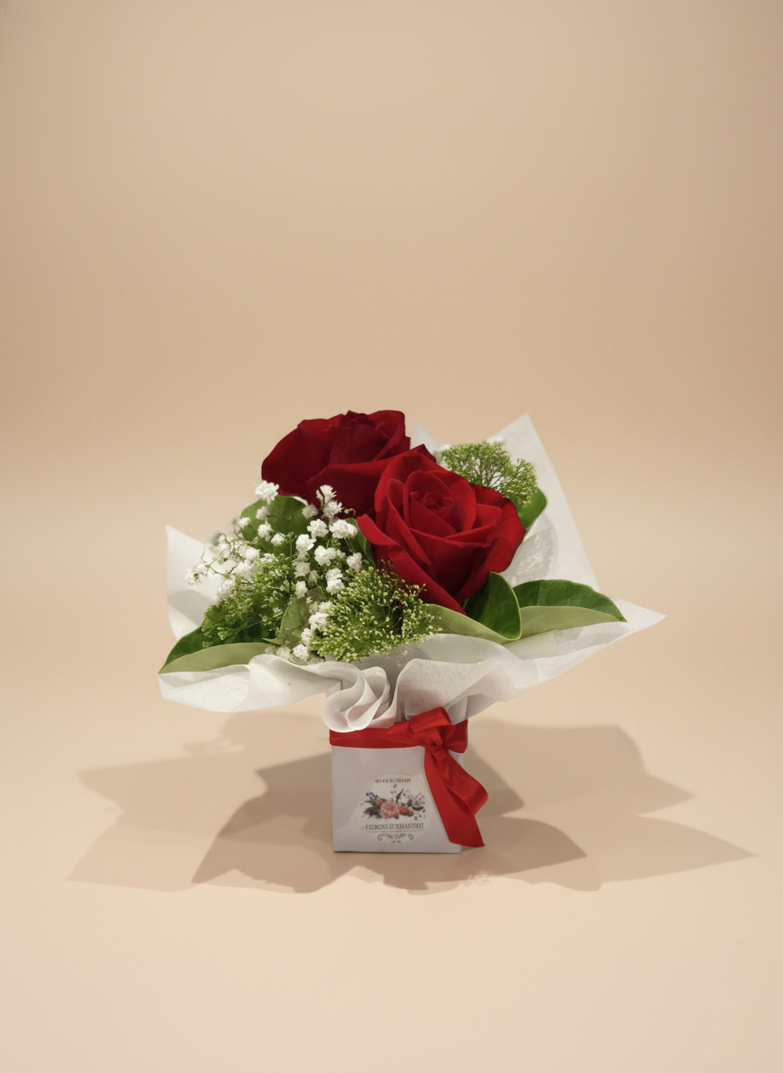 Rustic native flower arrangement with warm tones