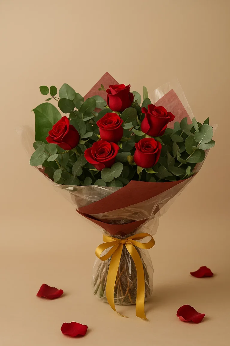 Eternity red rose bouquet