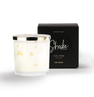 D1.- Sheike Candles - 24k Pure Gold Leaf