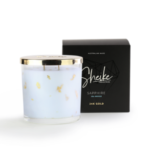 D1.- Sheike Candles - 24k Pure Gold Leaf
