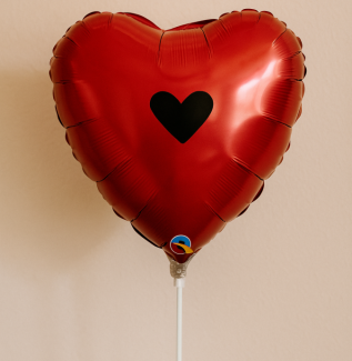 Stick balloon on a holder, perfect gift add-on for flowers with delivery on the Gold Coast