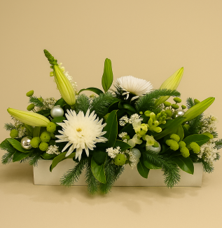 Winter Wonderland Floral Centerpiece