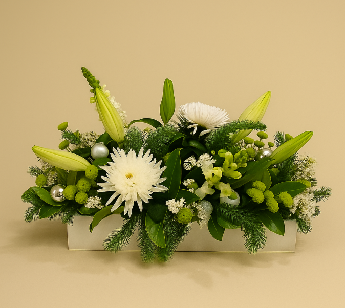 Winter Wonderland Floral Centerpiece