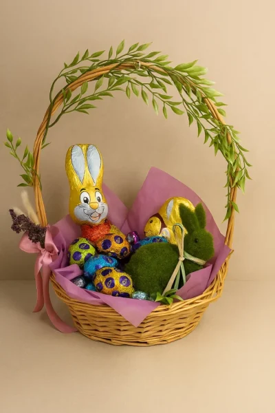 Easter chocolate gift box with eggs bunnies and sweets Gold Coast
