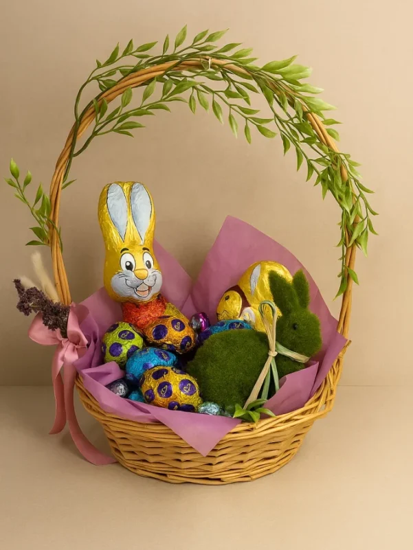 Easter chocolate gift box with eggs bunnies and sweets Gold Coast