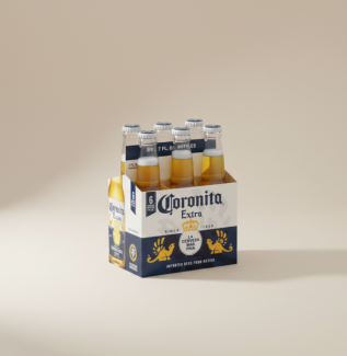 Corona beer gift add-on for flower delivery