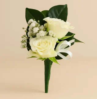 white buttonhole