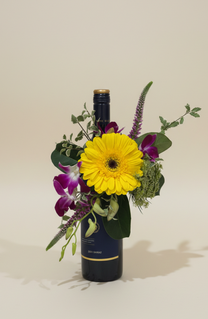 Wine Flower arrangement