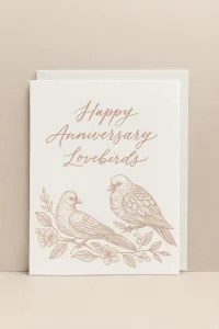 Greeting card for flower delivery Gold Coast with elegant design for special messages