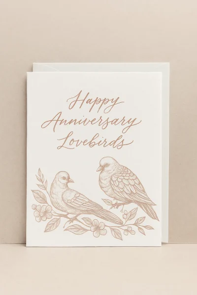 Happy Anniversary Greeting Card Flowers of Southport