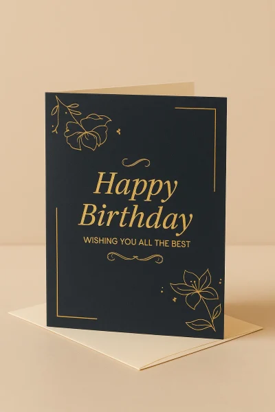Happy Birthday Greeting Card Flowers of Southport