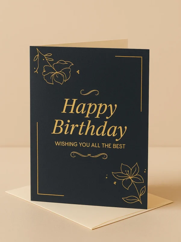 Happy Birthday Greeting Card Flowers of Southport