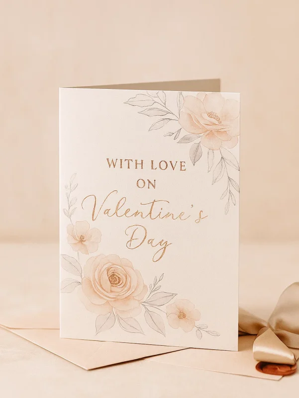 Valentine's Day Greeting Card Flowers of Southport