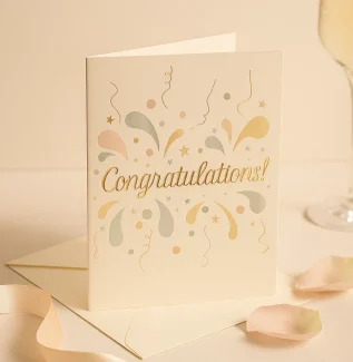 Congratulations Greeting Card Flowers of Southport