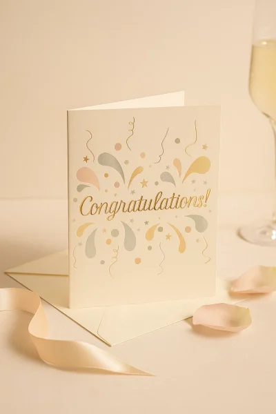 Congratulations Greeting Card Flowers of Southport