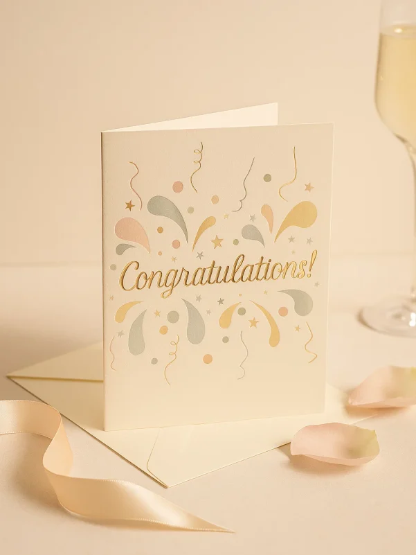 Congratulations Greeting Card Flowers of Southport