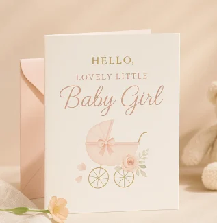 Cards - New Baby Girl