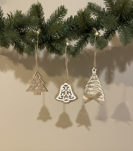 christmas pick add on – star decoration – Flowers of Southport