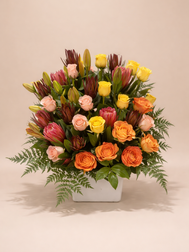 Australian native flower arrangement Gold Coast florist same day delivery with fresh seasonal native blooms