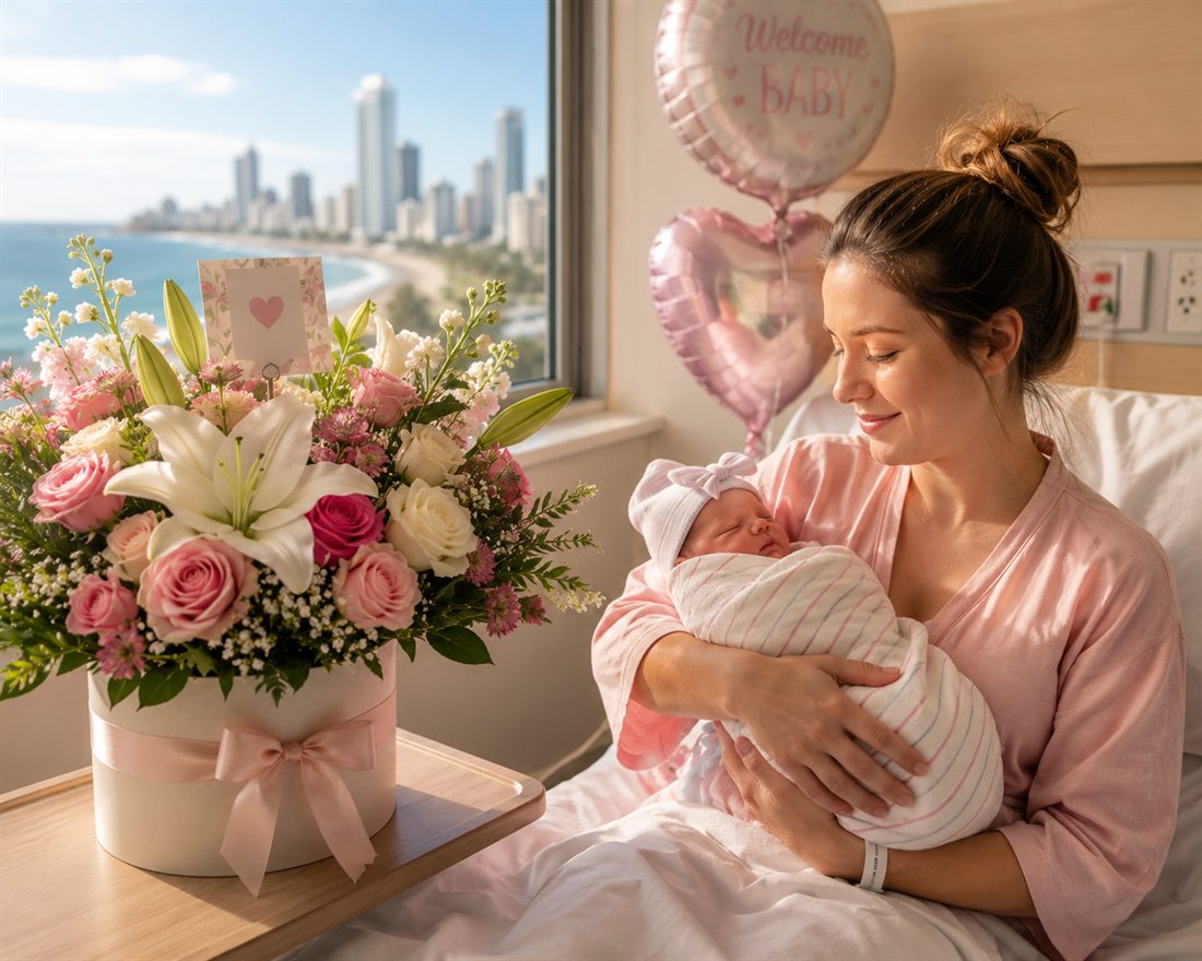 Newborn Flower Delivery in Gold Coast