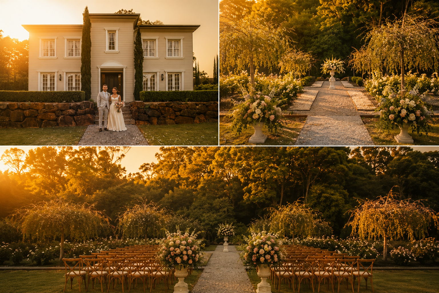 Wynmère Estate — luxury French parterre garden wedding venue