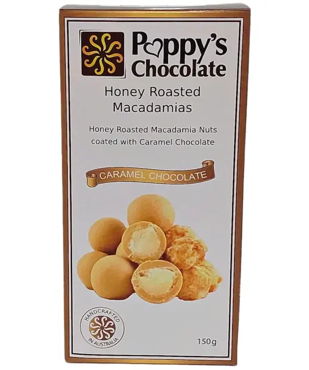 Caramel Chocolate Coated Macadamias